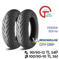 Cặp Vỏ Xe Honda Lead - Scr Chính Hãng Michelin Size 90/90 - 12 Và 100/90 - 10 Gai City Grip