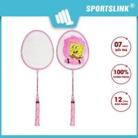 Cặp vợt cầu lông trẻ em SL6.2 khung hợp kim Fero Sportslink - Hồng