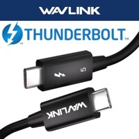 Cáp WAVLINK Thunderbolt 5 120Gbps Dữ liệu nhanh 240W Giao hàng điện Màn hình 8K / 16K 30cm / 80cm / 100cm