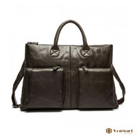 Cặp xách công sở Nam, thiết kế đơn giản với lớp da bò mềm mại tạo nên chiếc cặp chính hiệu