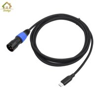 Cáp XLR USB C sang Nam Điện thoại sang XLR Đầu ra đực cho loa trộn khuếch đại