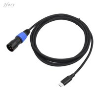 Cáp XLR USB C sang Nam sang XLR Đầu ra đực cho loa khuếch đại