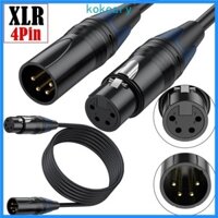 Cáp XLR4 4pin Nam Sang Nữ 4 Chân Cho Bộ Chuyển Đổi Nguồn Điện Cho VL150 VL200 VL300 Đèn LED DSLR Camera