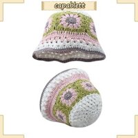 Capa Đan Hoa Xô Nón Cho Người Phụ Nữ Thoáng Khí Nhiều Màu Dệt Rộng Vành Xô Nón Người Lớn Thanh Thiếu Niên Mùa Hè Ngư Dân C