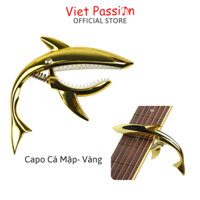 Capo guitar cá mập màu vàng cho đàn guitar classic acoustic cao cấp Viet Passion