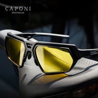 Caponi Kính râm nam tầm nhìn ban đêm cho thể thao Kính đi xe đạp UV400 Kính mắt chống bụi BSYS24705
