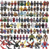 Captain America Lắp Ráp Marvel Tương Thích Lego Avengers Người Sắt Siêu Anh Hùng Minifigure Khối Xây Dựng Đồ Chơi