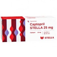 Captopril Stella 25mg Hộp 100v