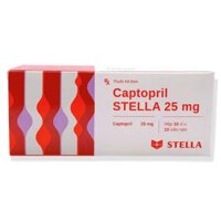 Captopril Stella 25mg – HỘP
