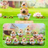 CAPYBARA LẬT ĐẬT - [MỚI VỀ] Đồ chơi Blind box hộp mù tượng mô hình capybara phiên bản lật đật mini