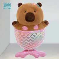 Capybaras Nàng Tiên Cá Sang Trọng Đồ Chơi Sang Trọng Capybaras Búp Bê Sưu Tập Thoải Mái Mềm Mại Thực Tế Trang Trí Nhà Cửa Ôm Đồ Chơi Cho Trẻ Em