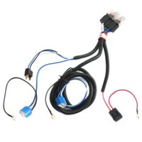 Car 12V H4 9003 Lamp Bulb Headlight Wire Wiring Harness Kit Relay Socket