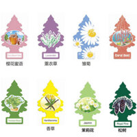 Car Air Freshener Small Tree Car Interior Decoration Car Aromatherapy Ointment Car Perfume Pendant GK75