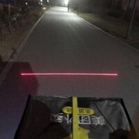 Car anti-tracking laser fog light car led modified projection light tail spotlight anti-collision warning light đèn trang trí