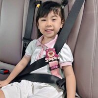 CAR Children's Seat Belt Adjustment Holder Anti-Strangulation Neck Baby Simple Seat Auxiliary Strap Stopper Shoulder Sleeve ejnl