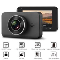 Car Dash Cam Full HD 1296P Car Recorder 3" LCD Screen + 170° Wide Angle Dashboard Camera Recorder with Mstar Solution, Loop Recording, G-Sensor...