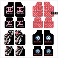 Car Fashion Brand Cartoon Volkswagen Modern Foot Mat Washable Main Co-Pilot Foot Mat Universal Four Seasons Universal Non-Slip Mat car accessories interior car interior decoration