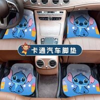 Car Foot Mat Cute Cartoon Women's Car Floor Mat Universal for Main Driving Carpet Mat Stain-Resistant Easy to Clean lEdx