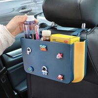 Car Garbage Can Foldable Shrink Hanging Car Upper for Car Interior Rear Seat Back Umbrella Storage Box Car seat back storage bag car accessories