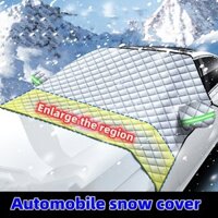 Car Protection Half Cover ThickSnowproof Windshield Sun Shade Car Windshield Hood Protection Cover Anti-Frost Sunshade