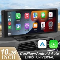 Car radio 9.3 kênh portable carplay multimedia android auto video player màn hình cảm ứng với điều khiển từ xa camera chiếu hậu