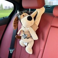 Car Tissue Box Hanging Car Armrest Box Creative Cute Plush Dog Doll Doll Car Interior Paper Extraction Box k23B
