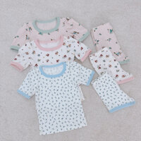 [CARA CORNER] Bộ đồ thun mùa hè cho bé gái, form thun ôm vải xuất hàn