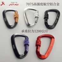Carabiner Ngoài Trời 7075 Hợp Kim Nhôm Võng Xoay Khóa Móc Ngoài Trời Móc Khóa Ba Lô Nhanh Treo