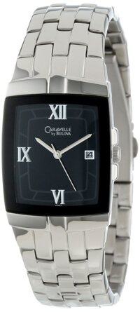 Caravelle by Bulova Men's 43B43 Bracelet Black Dial Watch