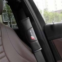 Carbon Fiber Seat Belt Pad - Comfort Shoulder Protector, Universal Car Accessory