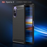 Carbon Sợi Chải TPU cho Sony Xperia 2