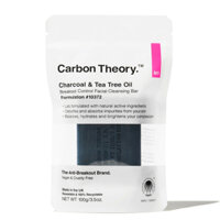 Carbon Theory 🎖 Bánh xà phòng cho da mụn Charcoal & Tea Tree Oil Facial Cleansing Bar