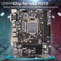Carbon070 Bo mạch chủ H310 LGA 1151 hỗ trợ thế hệ thứ 8 9 cho Lvy Bridge bo Intel Core LGA1151 Micro ATX DDR4