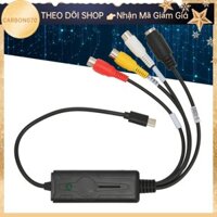 Carbon070 Dauerhaft Sound Video Capture Card Type C ABS Đa chức năng cho hội nghị web