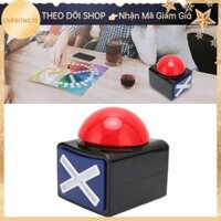 Carbon070 Trò chơi câu trả lời Buzzer Beep Lớn kích thước nhỏ Vật liệu ABS dễ lưu trữ vẻ ngoài dễ thương cho các bữa tiệc sinh nhật người lớn