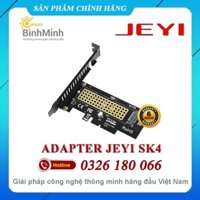 Card Adapter JEYI SK4 - Card Chuyển Đổi SSD M2 PCIe Gen3 x4 To PCI-E 4x - M2 NVMe Adapter