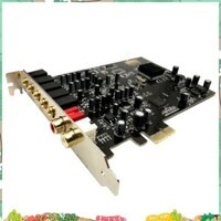 Card âm thanh 5.1 PCI Express PCI-E Tích hợp giao diện đầu ra đôi cho PC Window XP / 7 / 8 / 10 nến