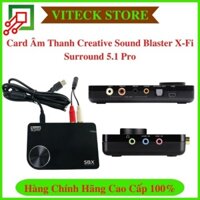 Card Âm Thanh Creative Sound Blaster X-Fi Surround 5.1 Pro SBX ( Không remote ) - Hàng Chính Hãng