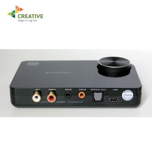 creative sound blaster x-fi surround 5.1 pro usb audio system with sbx sb1095