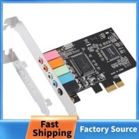 Card âm thanh PCIe 5.1, Card vòm PCI Express Âm thanh nổi 3D có âm thanh nổi hiệu suất âm thanh cao Chip CMI8738