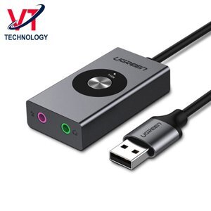 Card âm thanh - Sound Card USB 2.0 to 3.5mm Ugreen 50711
