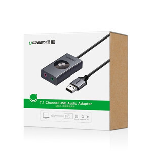 Card âm thanh - Sound Card USB 2.0 to 3.5mm Ugreen 50711