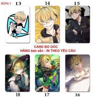 Card bo góc Chifyu Matsuno Tokyo Revenger Thẻ card chifuyu matsuno anime Tokyo Revenger - 6 card bảng 2