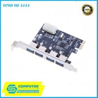 Card chuyển đổi PCI-e to 4 USB 3.0 chipset VL805