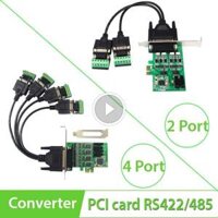 Card chuyển đổi PCI-E to RS422/RS485 IOCREST 2 port & 4 port ( IO-PCE352-PR2S/ IO-PCE352-PR4S)