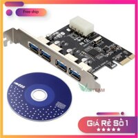 CARD CHUYỂN ĐỔI PCI EXPRESS TO 4 PORT USB 3.0