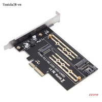 Card chuyển đổi PCIE sang SATA M2/M.2 SSD NVMe M.2 NGFF sang SATA M2 M key PCIE 3.0 x4