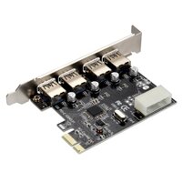 Card chuyển đổi PCIE to USB 3 0 4 port (Đen) -dc1050_VGA