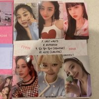 Card của Twice trong Fomula of love các loại card đẹp