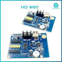 Card điều khiển led ma trận HD W60, Điều khiển led tấm P module led P10 1 màu 3 màu, Mạch HD W60